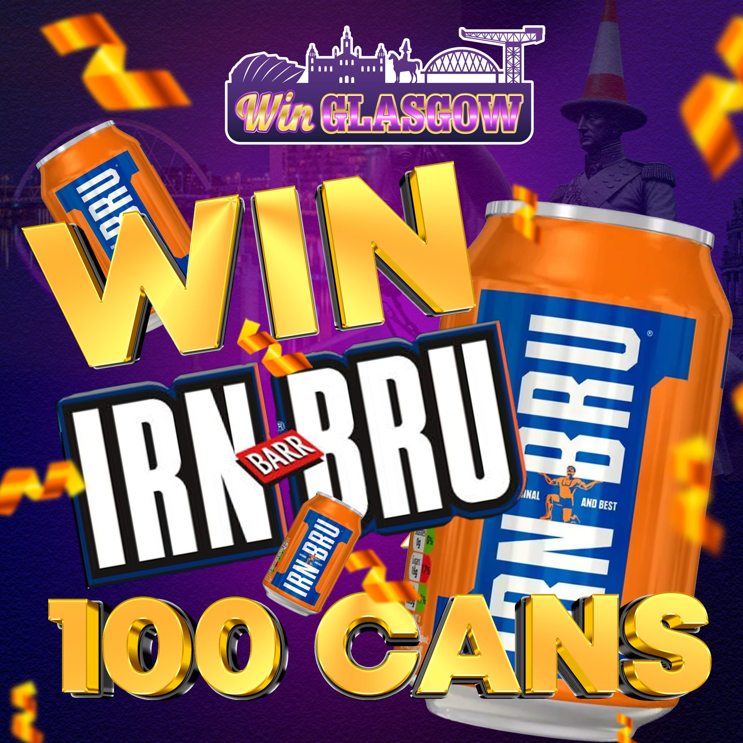 Won 100 Cans of Irn Bru for 80p!!!